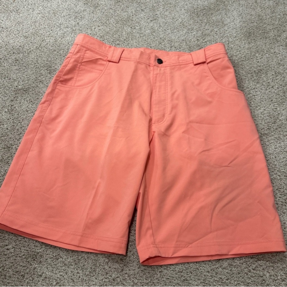 Men’s NWT Straight Down 34 Coral strut short 10” inseam